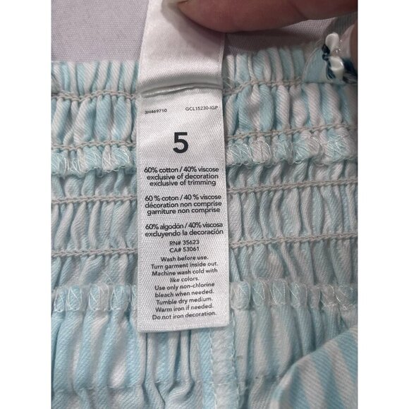 Carters Kids girls striped romper Size 5 NWT - Picture 6 of 7